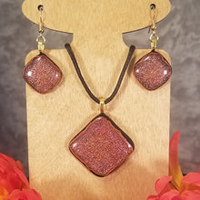 Load image into Gallery viewer, Dichroic Copper Fused Glass Jewelry Eye-Catching