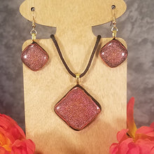 Load image into Gallery viewer, Dichroic Copper Fused Glass Jewelry Eye-Catching