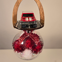 Load image into Gallery viewer, Car ornament red white car enthusiast gift, wagon