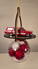Load image into Gallery viewer, Car ornament red white car enthusiast gift, wagon
