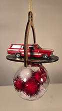 Load image into Gallery viewer, Car ornament red white car enthusiast gift, wagon
