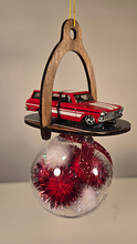 Load image into Gallery viewer, Car ornament red white car enthusiast gift, wagon
