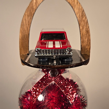 Load image into Gallery viewer, Car ornament red white car enthusiast gift, wagon