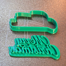 Load image into Gallery viewer, Christmas Cookie Cutter & Stamp set, snowman, reindeer, merry christmas 3d printed #cookiecutters