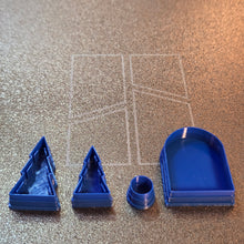 Load image into Gallery viewer, Forest Earring Cutter Set for Polymer Clay #tree #3dprinted #polymerclaycutters #diyearrings