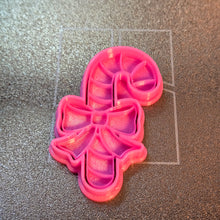 Load image into Gallery viewer, Christmas Cookie Cutter Stamp Set, Gingerbread Man Candy Cane Tree 3d printed #cookiecutters