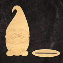 Load image into Gallery viewer, Football Gnome with stand SVG, AI, DXF, JPG files, Digital download, paint by line, DIY project