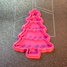 Load image into Gallery viewer, Christmas Cookie Cutter Stamp Set, Gingerbread Man Candy Cane Tree 3d printed #cookiecutters