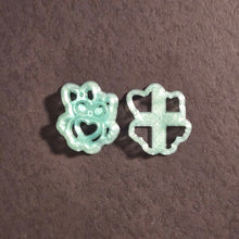 Load image into Gallery viewer, Owl with Heart and Bow Polymer Clay Earring Cutter Set 3d printed in PetG