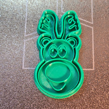 Load image into Gallery viewer, Christmas Cookie Cutter & Stamp set, snowman, reindeer, merry christmas 3d printed #cookiecutters