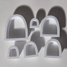 Load image into Gallery viewer, 3d Printed Fat Arches Earring Cutters for Polymer Clay DIY Jewelry #claycutters #polymerclaytools #jewelrydesign