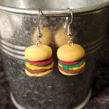 Load image into Gallery viewer, Fake bake Jewelry, faux food earrings, Earrings, kawaii, earrings cute earrings, sculpey clay, food earrings