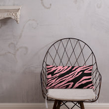 Load image into Gallery viewer, 20x12 All over print premium pillow abstract jungle pattern back