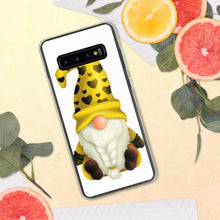 Load image into Gallery viewer, Cute Gnome Samsung Phone Case, yellow gnome with hearts phone case, gnome, tomte, Samsung Galaxy S phone case gonk,