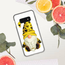 Load image into Gallery viewer, Cute Gnome Samsung Phone Case, yellow gnome with hearts phone case, gnome, tomte, Samsung Galaxy S phone case gonk,