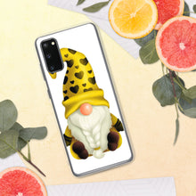 Load image into Gallery viewer, Cute Gnome Samsung Phone Case, yellow gnome with hearts phone case, gnome, tomte, Samsung Galaxy S phone case gonk,