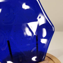 Load image into Gallery viewer, Seder Plate, Passover Seder plate, Jewish, religious, symbolic, grateful, fused glass, functional art