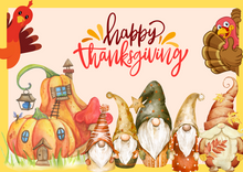 Load image into Gallery viewer, Thanksgiving card Png file digital download
