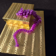 Load image into Gallery viewer, Purple glitter articulated dragon 3d print
