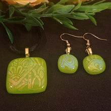 Load image into Gallery viewer, Stunning Dichroic Fused Glass Jewelry Gift Mothers day
