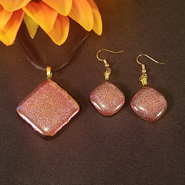 Dichroic Copper Fused Glass Jewelry Eye-Catching