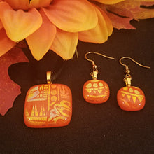 Load image into Gallery viewer, Dichroic Glass Jewelry Gift Set, Mom, Mothers day
