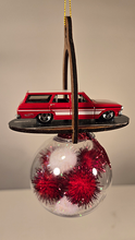 Load image into Gallery viewer, Car ornament red white car enthusiast gift, wagon
