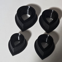 Load image into Gallery viewer, Clay Cutters Set Imprint Dangle Drop Earring Cutters 3d printed, #claycutter #polymerclaytools
