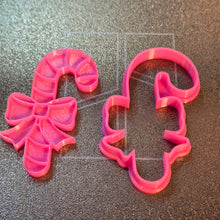 Load image into Gallery viewer, Christmas Cookie Cutter Stamp Set, Gingerbread Man  Candy Cane Tree 3d printed #cookiecutters
