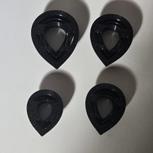 Load image into Gallery viewer, Clay Cutters Set Imprint Dangle Drop Earring Cutters 3d printed, #claycutter #polymerclaytools
