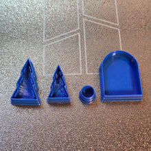 Load image into Gallery viewer, Forest Earring Cutter Set for Polymer Clay #tree #3dprinted #polymerclaycutters #diyearrings
