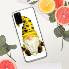 Load image into Gallery viewer, Cute Gnome Samsung Phone Case, yellow gnome with hearts phone case, gnome, tomte, Samsung Galaxy S phone case gonk,
