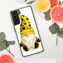 Load image into Gallery viewer, Cute Gnome Samsung Phone Case, yellow gnome with hearts phone case, gnome, tomte, Samsung Galaxy S phone case gonk,
