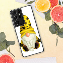 Load image into Gallery viewer, Cute Gnome Samsung Phone Case, yellow gnome with hearts phone case, gnome, tomte, Samsung Galaxy S phone case gonk,
